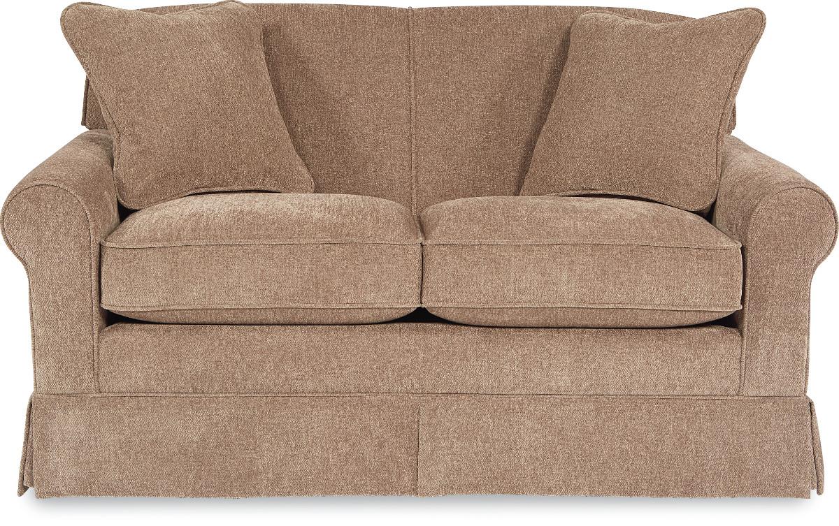 LaZBoy Madeline Upholstered Love Seat with Skirted Base Conlin's